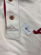 HOLLISTER Polo Shirt Classic Logo Λευκό με Μπλε Γιακά Γυναικείο S