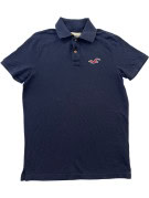 HOLLISTER POLO SHIRT MINIMAL NAVY ΑΝΤΡΙΚΟ PRE OWNED S