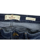 HOLLISTER Τζιν Παντελόνι DISTRESSED Low Rise Super Skinny Μπλε Γυναικείο S