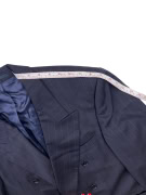 HUGO BOSS ΣΑΚΑΚΙ DOUBLE BREASTED PINSTRIPE ΜΠΛΕ UNISEX L