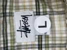 STUSSY ΠΟΥΚΑΜΙΣΟ CHECK ΠΛΑΝΕΛ ΟΛΙΒΕ UNISEX PRE OWNED L
