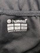 Pantaloni sportivi da tuta neri Hummel con dettagli Chevron da uomo L