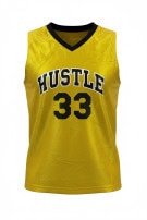 HUSTLE JERSEY GRAPHIC GOLD UOMO PRE OWNED