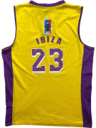 IBIZA PLANET 2000 BASKETBALL JERSEY VINTAGE STYLE ΛΟΓΟΤΥΠΟ DJ ΚΙΤΡΙΝΟ/ΜΩΒ UNISEX M