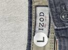 IZOD CARGO SHORTS MINIMAL GRIGIO UOMO PRE OWNED L