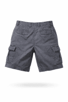 IZOD CARGO SHORTS MINIMAL GRIGIO UOMO PRE OWNED L