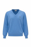 1980S IZOD LACOSTE ΠΟΥΛΟΒΕΡ V NECK VINTAGE ΓΑΛΑΖΙΟ ΑΝΤΡΙΚΟ PRE OWNED L