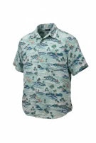 IZOD ΠΟΥΚΑΜΙΣΟ HAWAIIAN PRINT ΑΝΟΙΧΤΟ ΓΑΛΑΖΙΟ ΑΝΤΡΙΚΟ PRE OWNED L