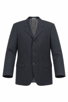 00s NIAMA BASIC BLAZER PINSTRIPE NAVY ΑΝΤΡΙΚΟ PRE OWNED L