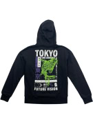 JACK & JONES CORE ΦΟΥΤΕΡ ΜΕ ΚΟΥΚΟΥΛΑ CASUAL TOKYO ΛΟΓΟΤΥΠΟ ΜΑΥΡΟ ΑΝΔΡΙΚΟ S