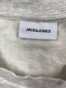 Jack & Jones Φούτερ Casual με Τύπωμα Γκρι Ανδρικό XL