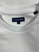 Jack & Jones Φούτερ Casual Μονόχρωμο Λευκό Ανδρικό L