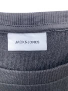 JACK & JONES Φούτερ Crewneck Casual Graphic Logo Μαύρο Ανδρικό L/XL