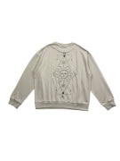 JACK & JONES Crewneck Sweatshirt Casual Graphic Logo Beige Men’s XL