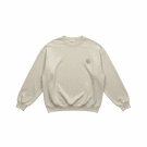 JACK & JONES Crewneck Sweatshirt Casual Graphic Logo Beige Men’s XL