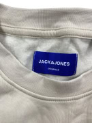 Jack & Jones Φούτερ Crewneck Casual Λογότυπο Μπεζ Ανδρικό L
