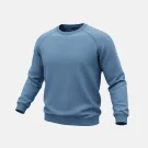 JACK & JONES Φούτερ Crewneck Casual Μονόχρωμο Μπλε Ανδρικό L