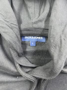 Jack & Jones Felpa con cappuccio nera con logo da uomo L