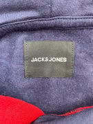 JACK & JONES Φούτερ με Κουκούλα Colorblock Λογότυπο Πολύχρωμο Ανδρικό XL