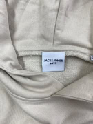 JACK & JONES HOODIE TIMELESS BEIGE MEN'S 4XL