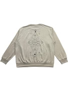 JACK & JONES Φούτερ με Σχέδιο Ήλιο Μπεζ Ανδρικό XL