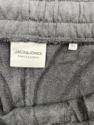 JACK & JONES Παντελόνι Φόρμα Pants Studio Casual Μαύρο Ανδρικό XL