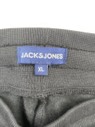 JACK & JONES Pantaloni della tuta con stampa logo neri da uomo XL