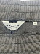 Jack & Jones Παντελόνι Φόρμας Μαύρο Logo Print XL