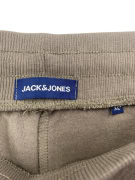 JACK & JONES pantaloni della tuta con logo marrone-beige da uomo XL