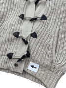 Y2K TOMMY HILFIGER  ΠΛΕΚΤΟ ΠΑΝΩΦΟΡΙ CLASSIC OFF WHITE ΑΝΤΡΙΚΟ PRE OWNED M