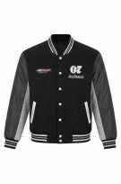 JACK DANIELS VARSITY JACKET BLACK GREY ΑΝΤΡΙΚΟ PRE OWNED XL
