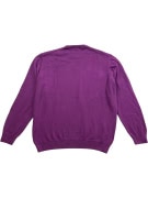 James Pringle Collection Knit Sweater Classic Logo Purple Men’s XXL