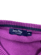 James Pringle Collection Knit Sweater Classic Logo Purple Men’s XXL