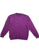 James Pringle Collection Knit Sweater Classic Logo Purple Men’s XXL