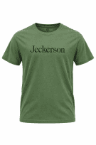 JECKERSON GRAPHIC TEE CASUAL OLIVE MEN PRE OWNED M