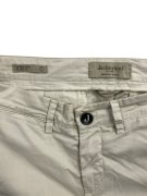 Jeckerson Pantaloni Chino Slim Fit Casual con Logo Beige da Uomo 30
