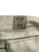 Jeckerson Pantaloni Chino Slim Fit Casual con Logo Beige da Uomo 30