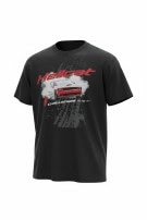 JERICO CLASSICS GRAPHIC T SHIRT RACING BLACK UNISEX PRE OWNED M