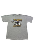 JERZEES GRAPHIC TEE ATHLETIC ΓΚΡΙ UNISEX PRE OWNED L