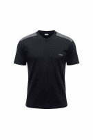 JOOP! JEANS T-SHIRT VINTAGE RIBBED BLACK/GREY ΑΝΔΡΙΚΟ M