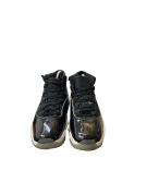 NIKE AIR JORDAN 11 RETRO SPACE JAM SNEAKERS BLACK BLUE MENS PRE OWNED EU 44