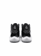 NIKE AIR JORDAN 11 RETRO SPACE JAM SNEAKERS BLACK BLUE MENS PRE OWNED EU 44