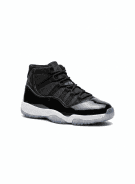 NIKE AIR JORDAN 11 RETRO SPACE JAM SNEAKERS BLACK BLUE MENS PRE OWNED EU 44