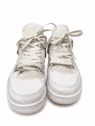 Air Jordan 4 Retro GS Pure Money 2017 SNEAKERS RETRO WHITE UNISEX PRE OWNED EU 40