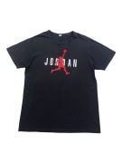 JORDAN T-SHIRT BIG LOGO ΜΑΥΡΟ UNISEX M