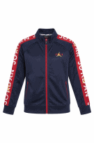 JORDAN TRACK JACKET STREETWEAR BLU NAVY ROSSO UOMO PRE OWNED M