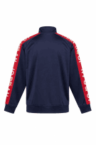 JORDAN TRACK JACKET STREETWEAR BLU NAVY ROSSO UOMO PRE OWNED M