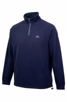 KAPPA FLEECE ΖΑΚΕΤΑ 1/4 ZIP LOGO ΜΠΛΕ UNISEX XL