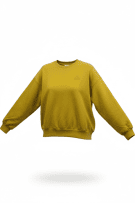 Kappa Sweatshirt Casual Logo Yellow Unisex M