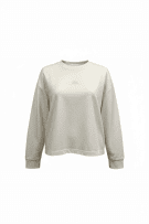 Kappa Φούτερ Vintage Κεντητό Λογότυπο Εκρού Unisex M